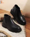 Half boots - side elastic and zipper 2086