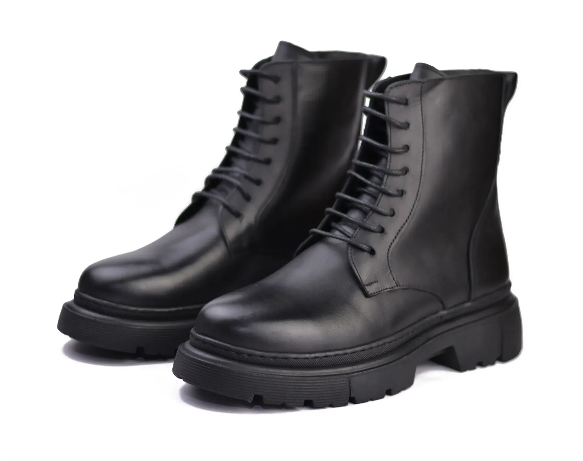 [20850141] Lace-up leather boots (41)