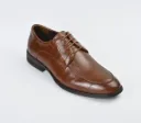 Classic shoes made from genuine havana leather