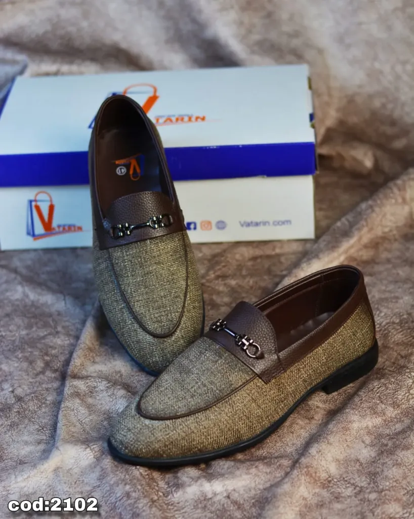 fabric loafers from rubber sole