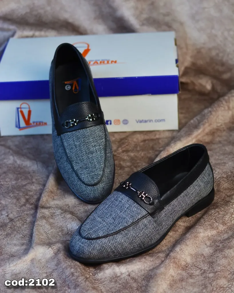 fabric loafers from rubber sole