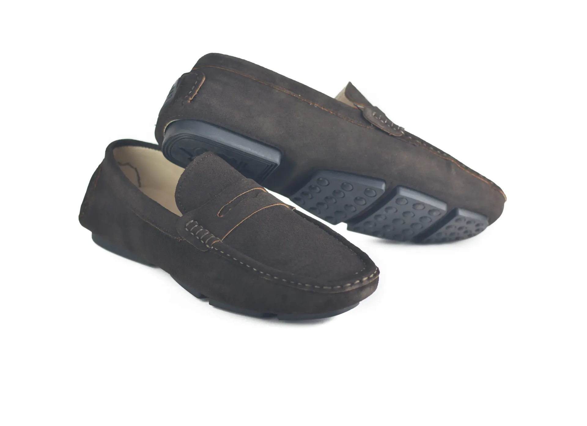 Pans AlYou Turkish Suede Shoes with Rubber Sole