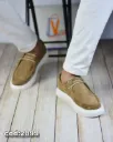 Casual Wallabee-style shoes made from genuine suede leather with a lightweight EVA sole
