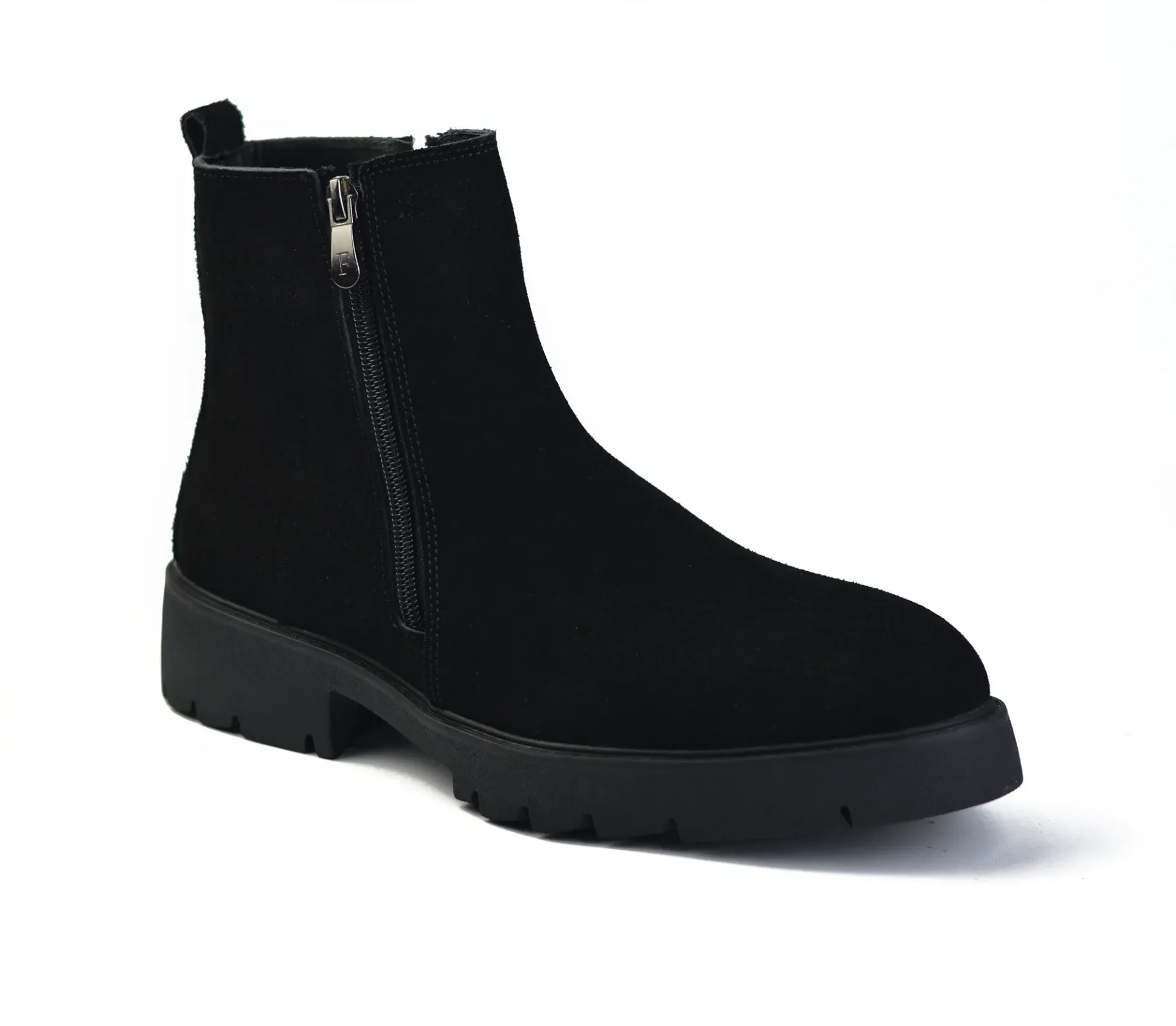 Half boot suede natural leather 2 sosteh