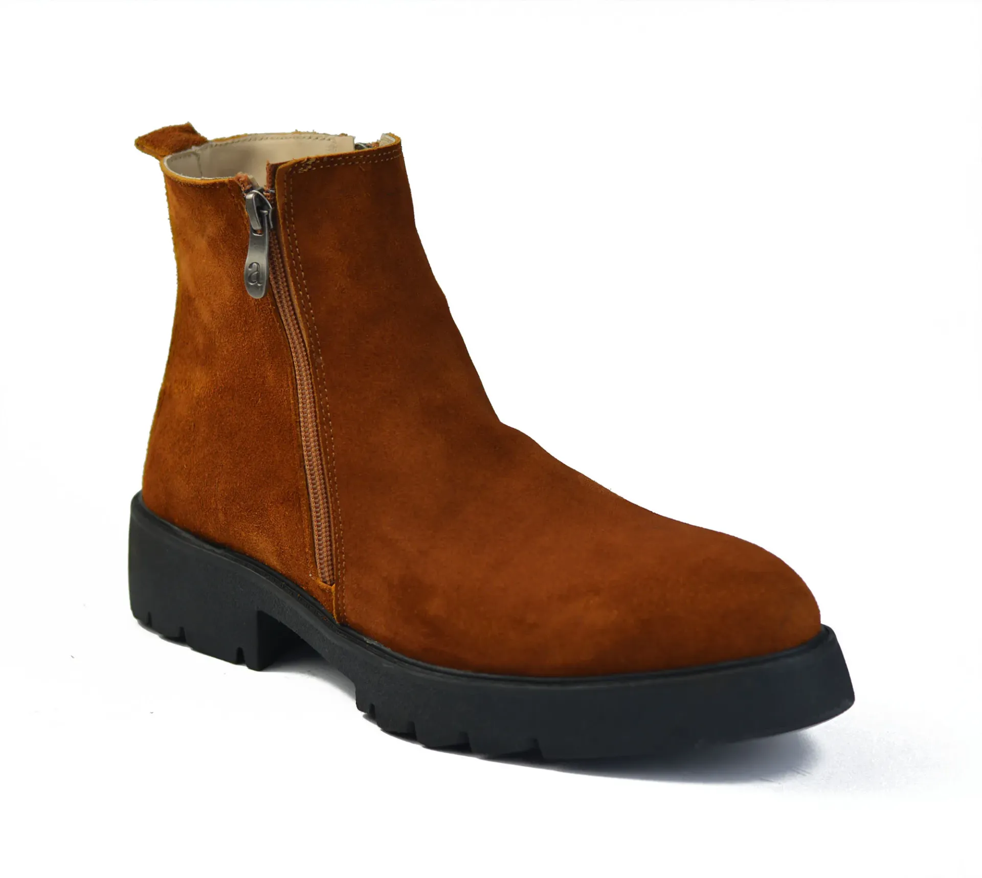 Half boot suede natural leather 2 sosteh