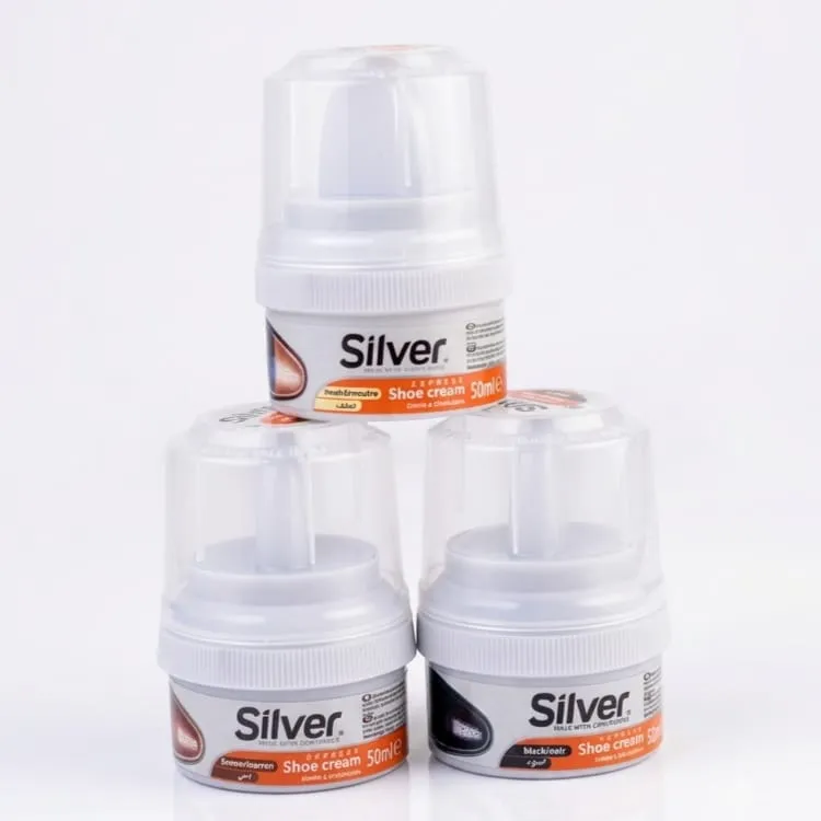 Silver Cream for polishing leather shoes