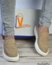 Flat smart sneakers made from suede with an EVA sole