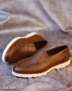 Penny loafers made from genuine leather with an EVA sole