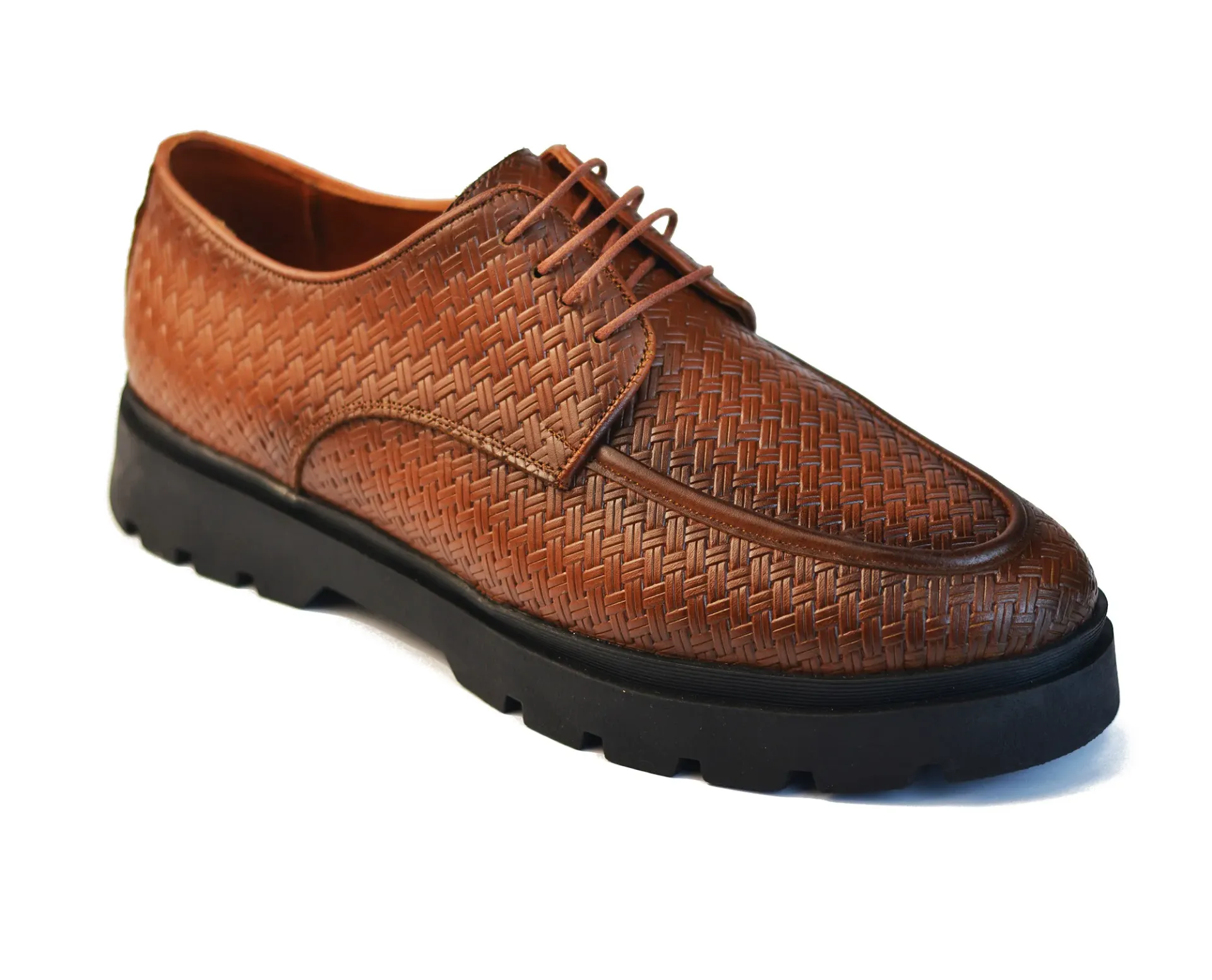 casual shoes from genuine cowhide leather with rubber sole 2054