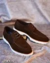 Derby shoes made from genuine suede leather with an EVA sole