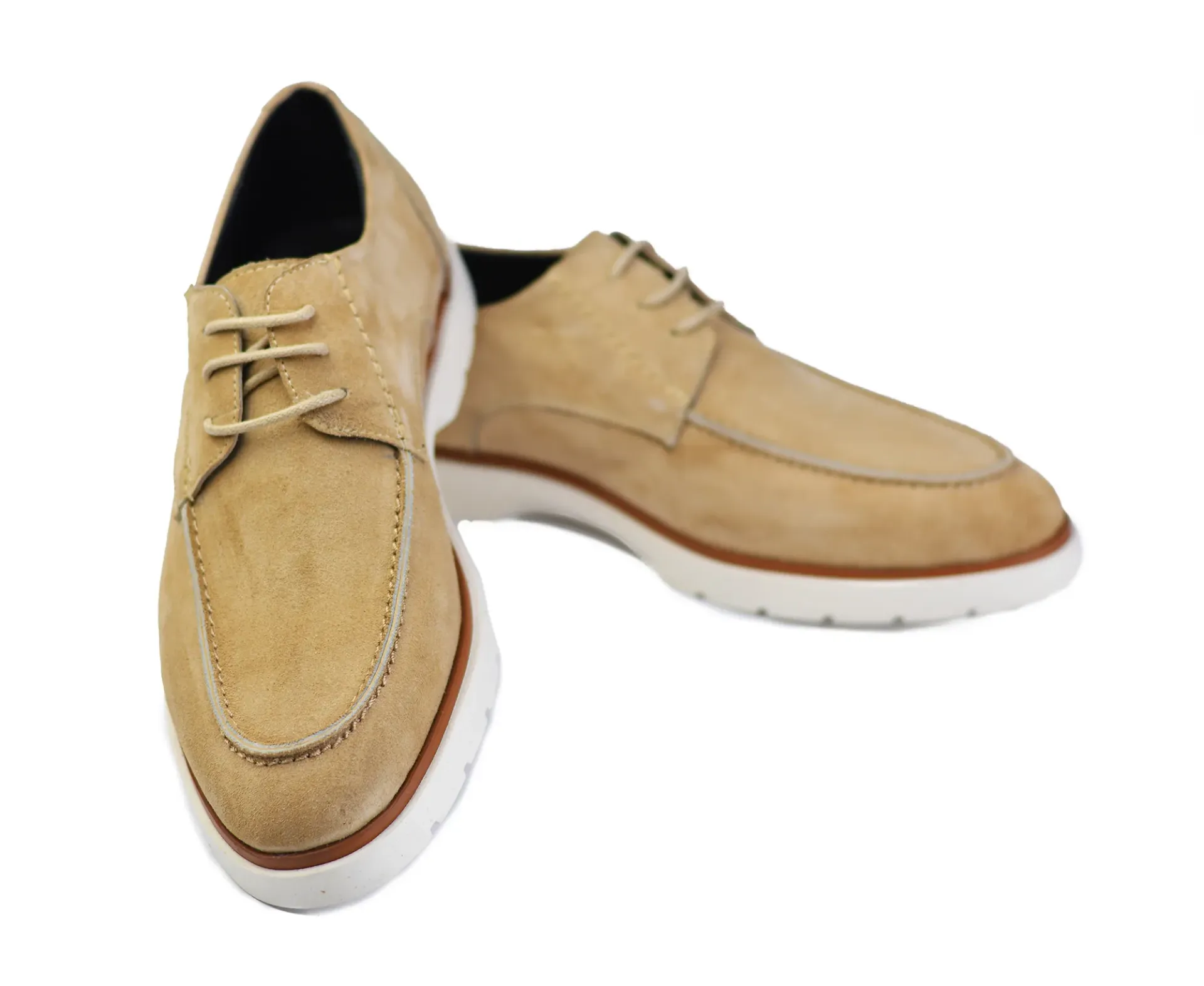 Derby shoes made from genuine suede leather with an EVA sole